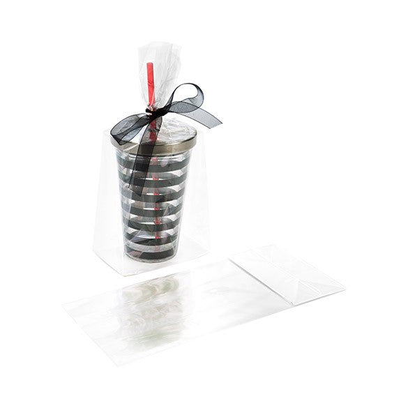 Block Bottom Bags Clear 12.5x7x30cm (100 pieces) [FGPB1]