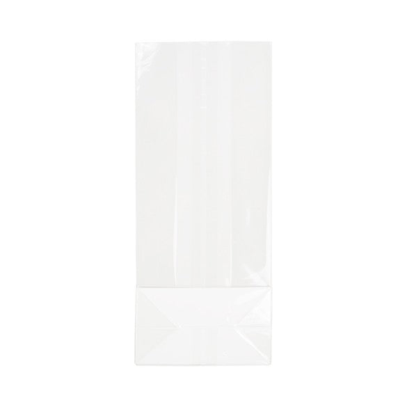 Block Bottom Bags Clear 12.5x7x30cm (100 pieces) [FGPB1]