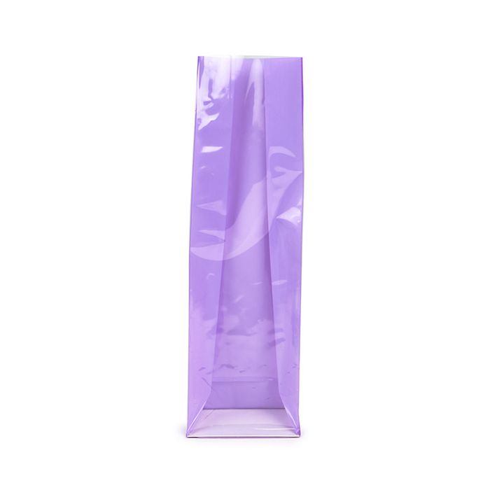 Block Bottom Bags Neon Purple w/ Paper Insert 8,9x5,7x30,5 cm (100 pieces) [FGPB16NP]