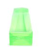 Block Bottom Bags Neon Green w/ Paper Insert 7x5,1x25,4 cm (100 pieces) [FGPB17NG]