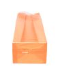 Block Bottom Bags Neon Orange w/ Paper Insert 7x5,1x25,4 cm (100 pieces) [FGPB17NO]