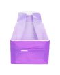 Block Bottom Bags Neon Purple w/ Paper Insert 7x5,1x25,4 cm (100 pieces) [FGPB17NP]