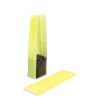 Block Bottom Bags Neon Yellow w/ Paper Insert 7x5,1x25,4 cm (100 pieces) [FGPB17NY]