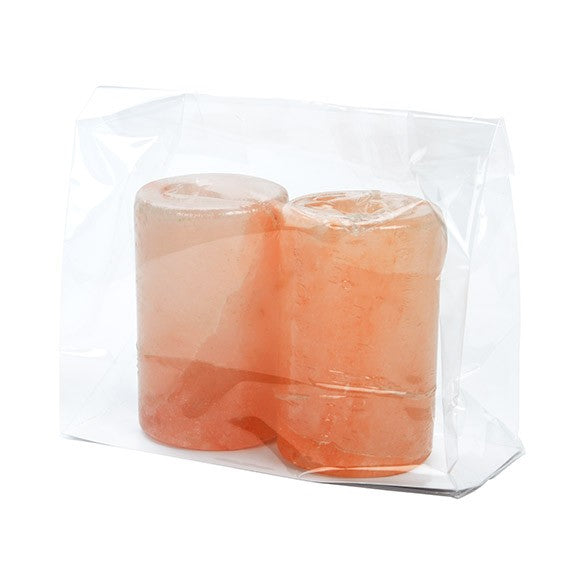 Block Bottom Bags Super Clear 12.7x5.7x12.7cm with paper insert (100 pieces) [FGPB18]