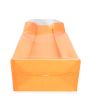 Block Bottom Bags Neon Orange w/ Paper Insert 12,7x7,6x30,5 cm (100 pieces) [FGPB1NO]