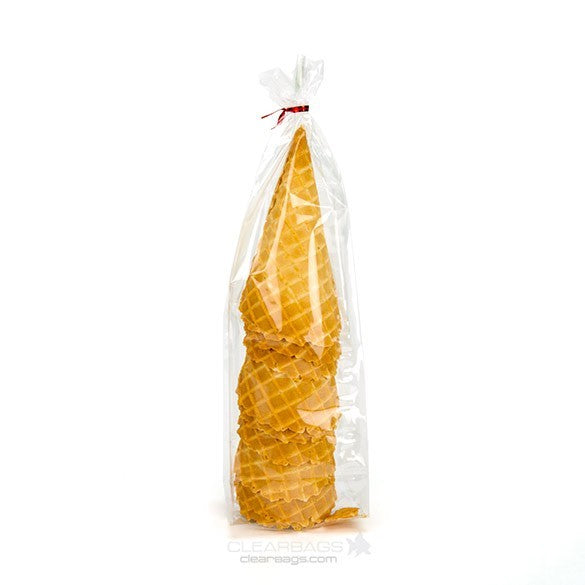 Block Bottom Bags Super Clear 8.9x5.7x30.5cm (100 pieces) [FGCC16]