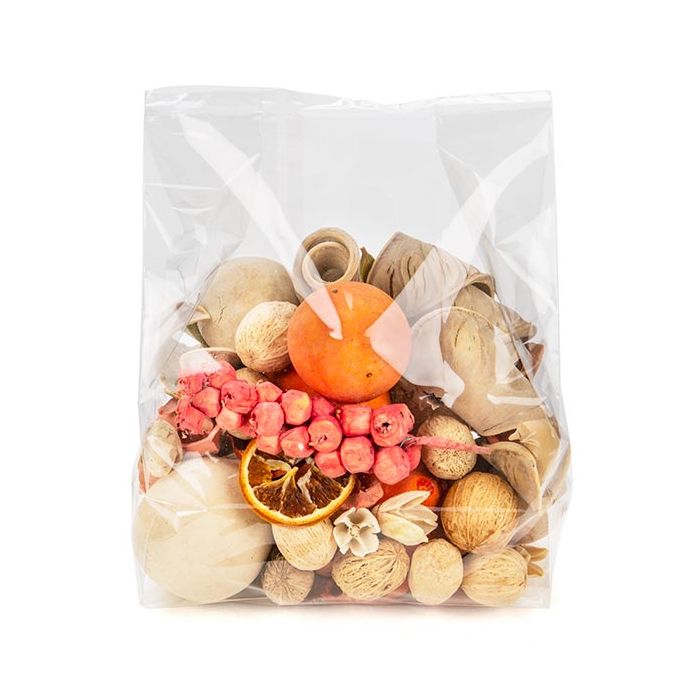 Block Bottom Bags Clear 17.8x10.2x22.9cm (100 pieces) [FG8]