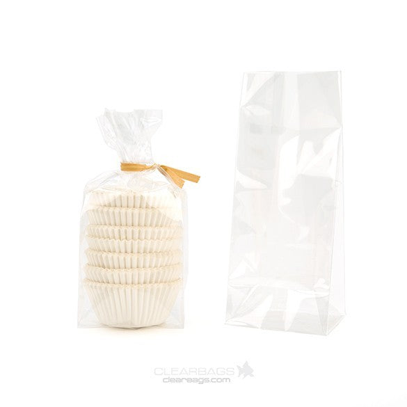 Block Bottom Bags Super Clear 5.1x3.8x12.7cm (100 pieces) [FGCC3]