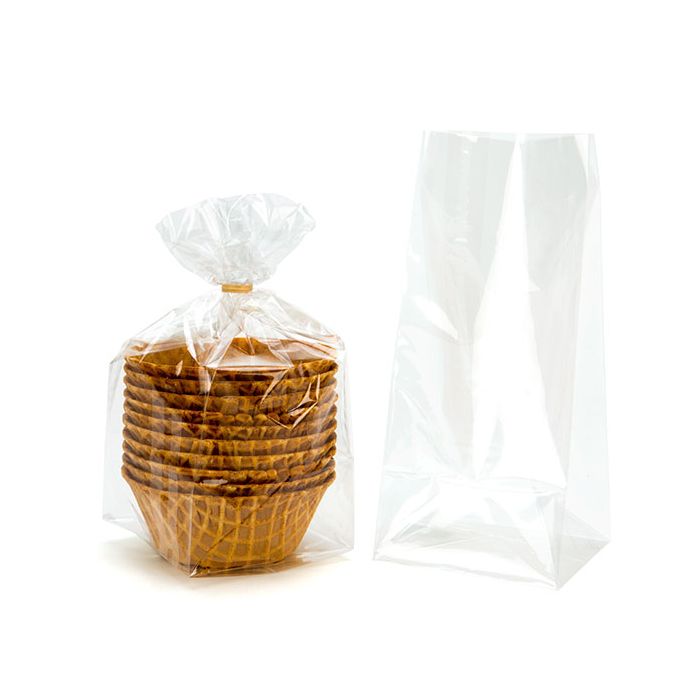 Block Bottom Bags Super Clear 10.2x10.2x22.9cm (100 pieces) [FGCC7]