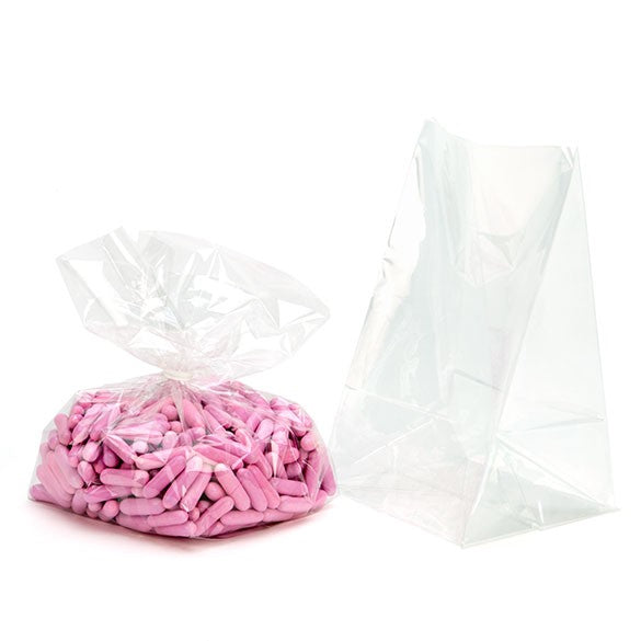 Block Bottom Bags Super Clear 10.2x10.2x17.8cm (100 pieces) [FGCC9]