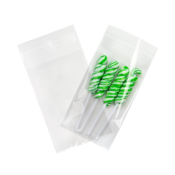 Plastic Bags 8,5 x 12 cm Transparent Peel and Seal (100 pieces) [B3Q4]