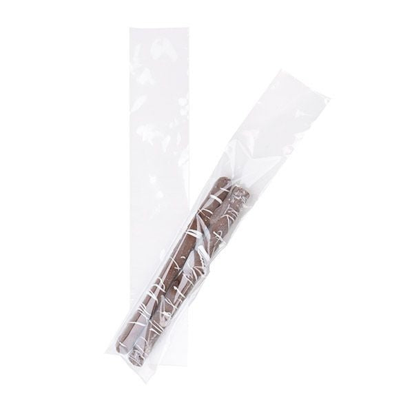 Plastic Bags 5.1x30.5cm Clear Polypropylene (100 pieces) [FP1212]