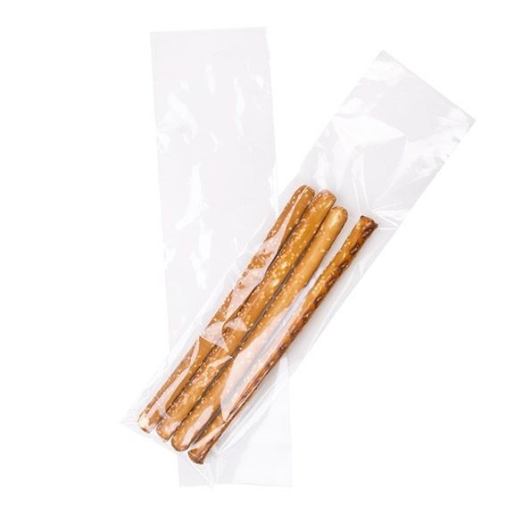 Plastic Bags 7.6x30.5cm Clear Polypropylene (100 pieces) [FP1312]