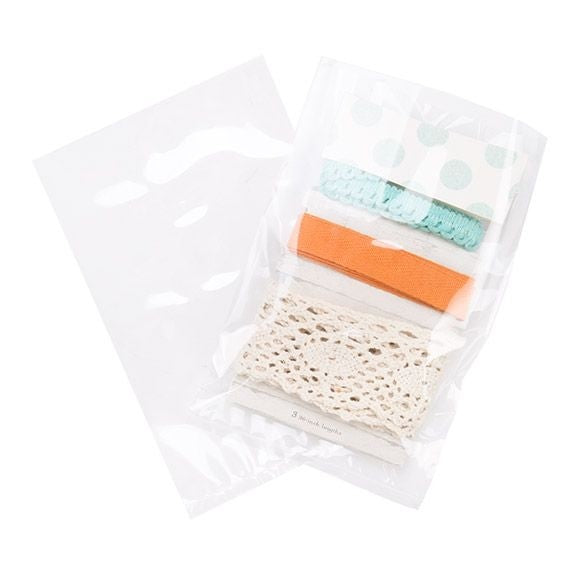 Plastic Bags 10.2x15.2cm Clear Polypropylene (100 pieces) [FP146]