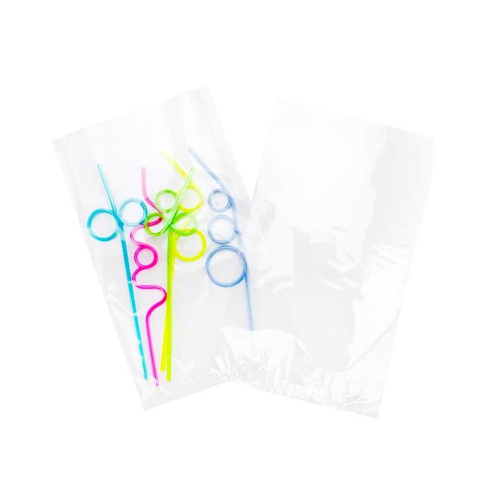 Plastic Bags 20.3x33cm Clear Polypropylene (100 pieces) [FP1H813]