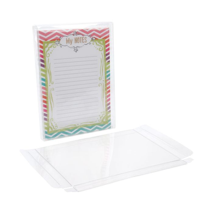 Plastic Gift Boxes 13.7x1.6x18.7cm Crystal Clear (25 pieces) [FPB119]