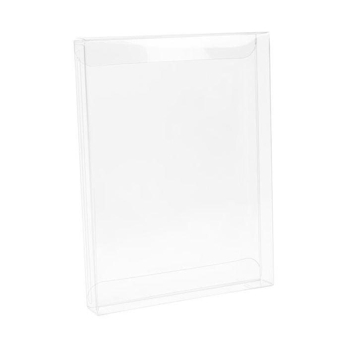 Plastic Gift Boxes 12.1x1.6x15.7cm Crystal Clear (25 pieces) [FPB160]