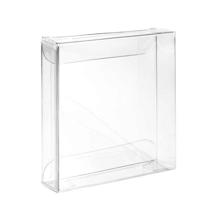 Plastic Gift Boxes for 4 Chocolates 7x1.4x6.8cm (25 pieces) [FPB276]