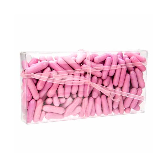 Plastic Gift Boxes for 6 Chocolates 7x2.1x10.3cm (25 pieces) [FPB316]