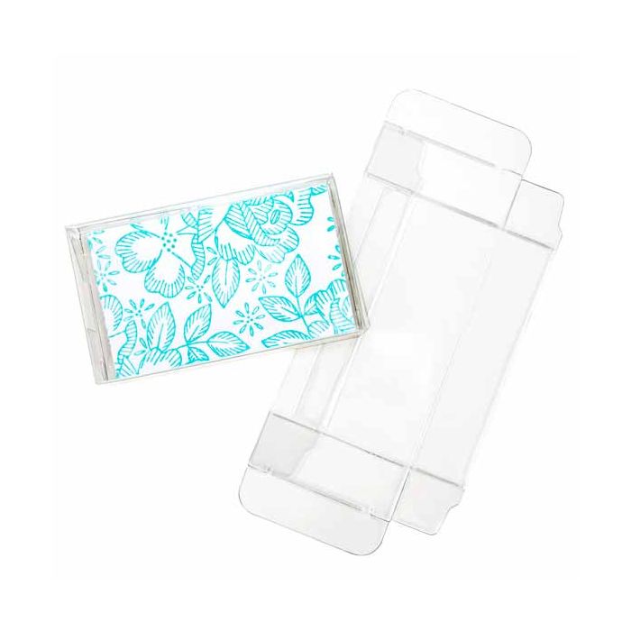 Plastic Gift Boxes 5.4x2.1x9.2cm Crystal Clear (25 pieces) [FPB36]