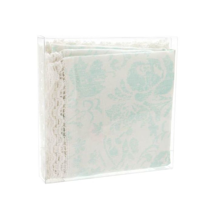 Plastic Gift Boxes 14.3x2.5x14.1cm Crystal Clear (25 pieces) [FPB48]
