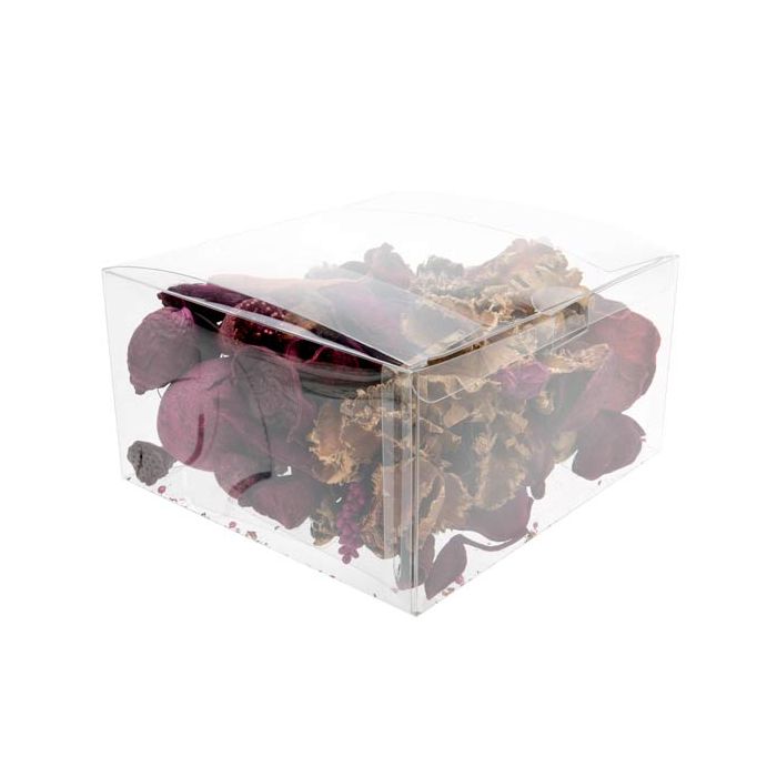 Plastic Gift Boxes 19.1x17.8x10.2cm Autolock Bottom (25 pieces) [FPLB177]