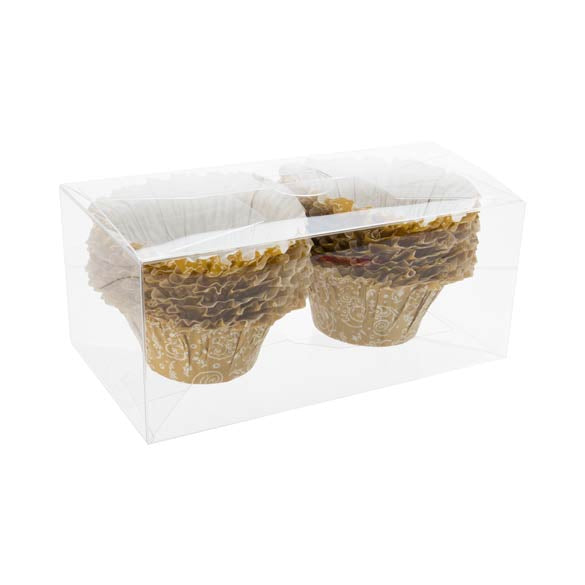 Plastic Gift Boxes 17.8x10.2x7.6cm Autolock Bottom (25 pieces) [FPLB179]