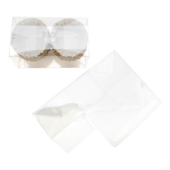 Plastic Gift Boxes 17.8x10.2x7.6cm Autolock Bottom (25 pieces) [FPLB179]