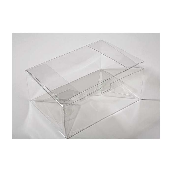 Plastic Gift Boxes 18.1x13x7.6cm Crystal Clear with Autolock Bottom (25 pieces) [FPLB213]