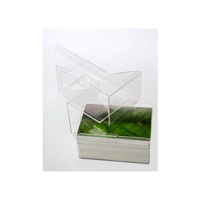 Plastic Gift Boxes 15.6x10.8x7.6cm Crystal Clear with Autolock Bottom (25 pieces) [FPLB214]