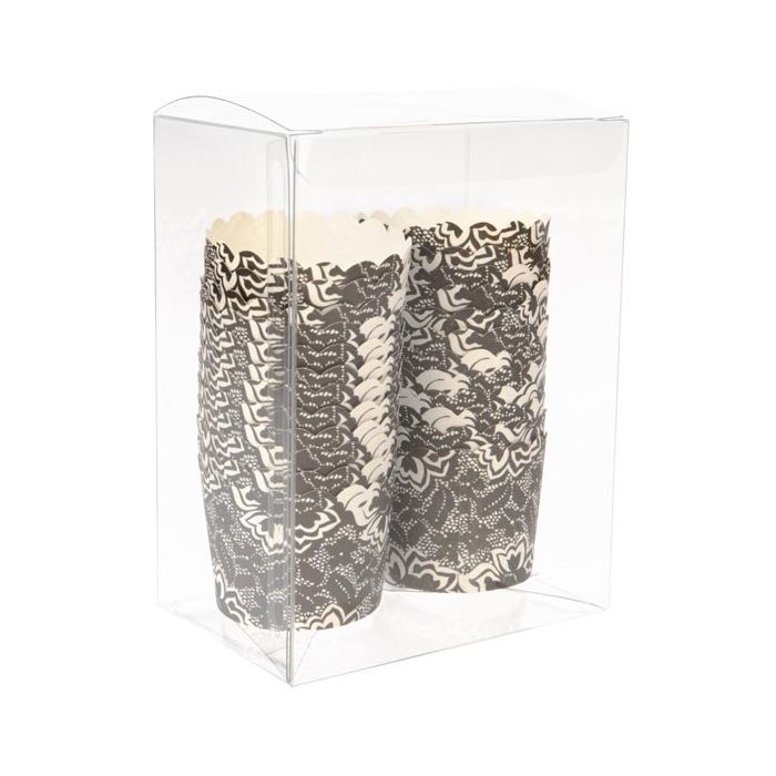 Plastic Gift Boxes 11.4x7.6x14.9cm Crystal Clear with Autolock Bottom (25 pieces) [FPLB233]