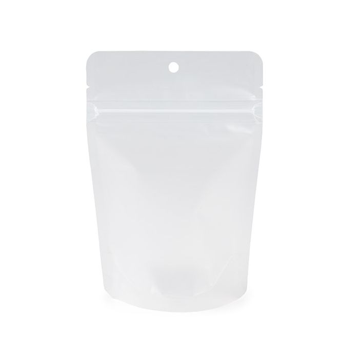 Stand Up Pouch Frosted w/ RETAIN™ 10.2x6x15.2 cm (100 pieces) [ZBGERR2F]