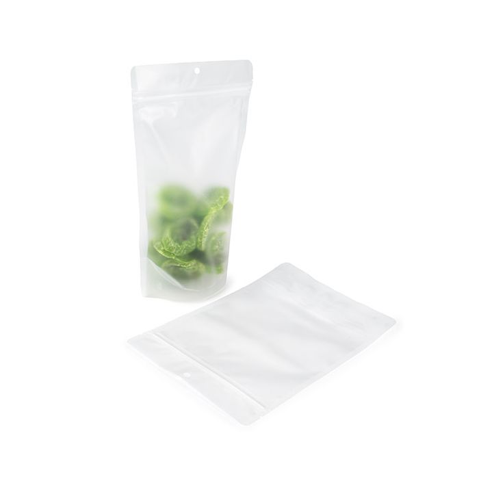 Stand Up Pouch Frosted w/ RETAIN™ 14.9x8.9x23.2 cm (100 pieces) [ZBGERR7F]