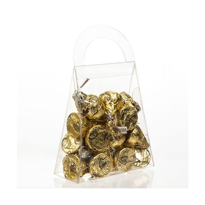 Plastic Gift Boxes Purse style 11x4.4x13.3cm Food Safe (25 pieces) [FS182]