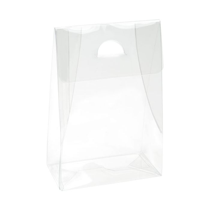 Plastic Gift Boxes Tote style 10.2x5.1x15.2cm (25 pieces) [FS279]