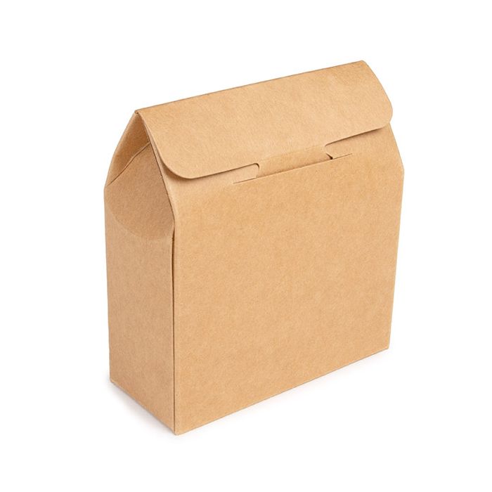 Kraft Gift Boxes Kraft with Heart Window 8,9x3,8x10,2 cm (25 pieces) [FS343]