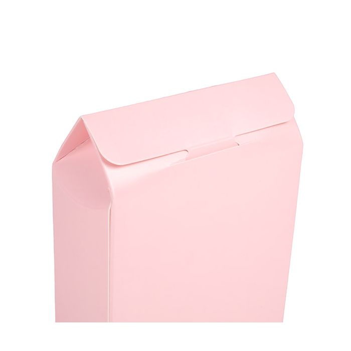 Kraft Gift Boxes Pink with Heart Window 10,5x4,4x13,3 cm (25 pieces) [FS350]