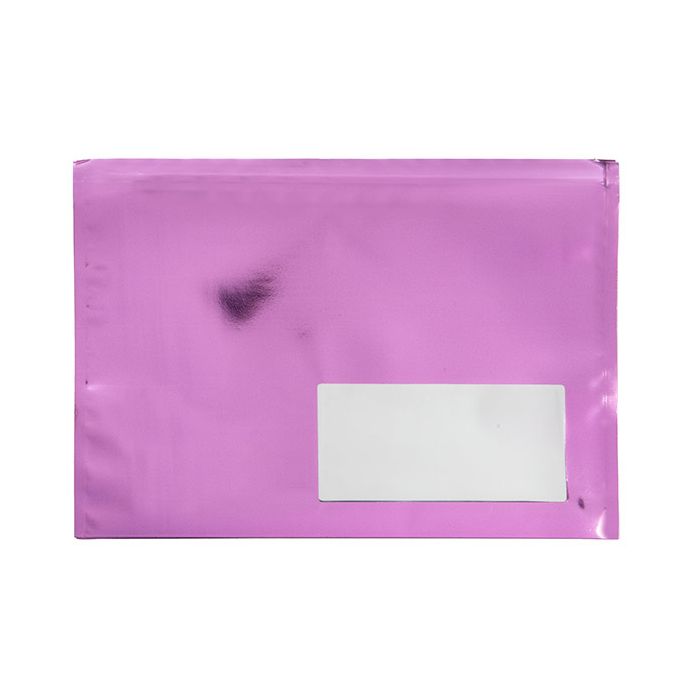 Glamour Mailer Metallic Pink + Window 24,1x15,2cm (100 Pieces) [MMW96PK]