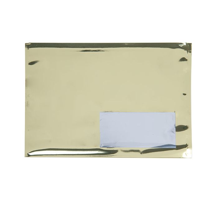 Glamour Mailer Metallic Gold + Window 24,1x15,2cm (100 Pieces) [MMW96SG]