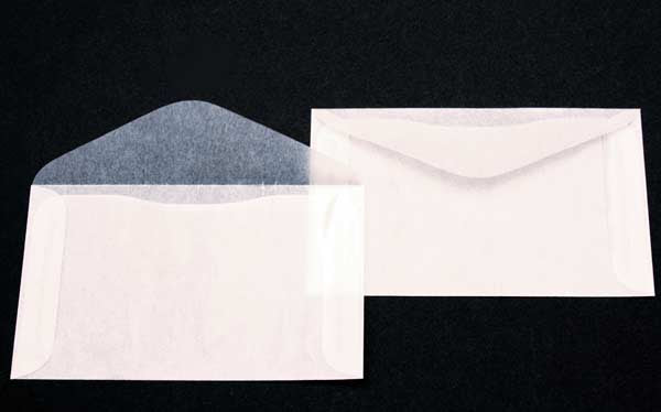 Glassine Paper Envelopes 11x6.5cm (100 pieces) [G17]