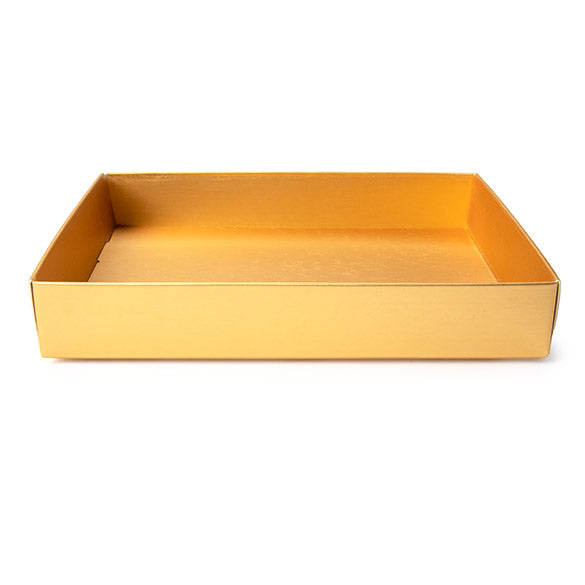 Kraft Gift Boxes Gold 11.4x2.5x15.2cm (25 pieces) [GD17]