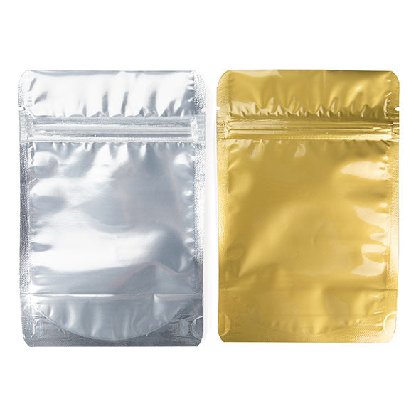Stand Up Pouches Transparent/Gold 10x6x15cm | 57 grams (100 pieces) [ZBGG2]