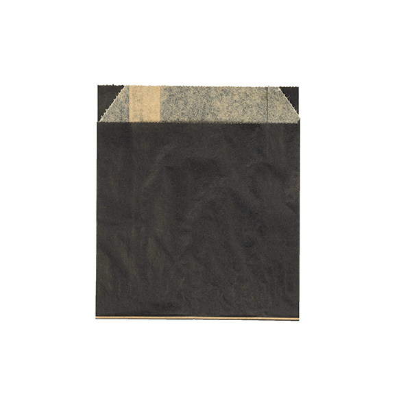 Black Grease Resistant Bags 10,2x2,9x11,4cm (100 pcs) [GPB2B]