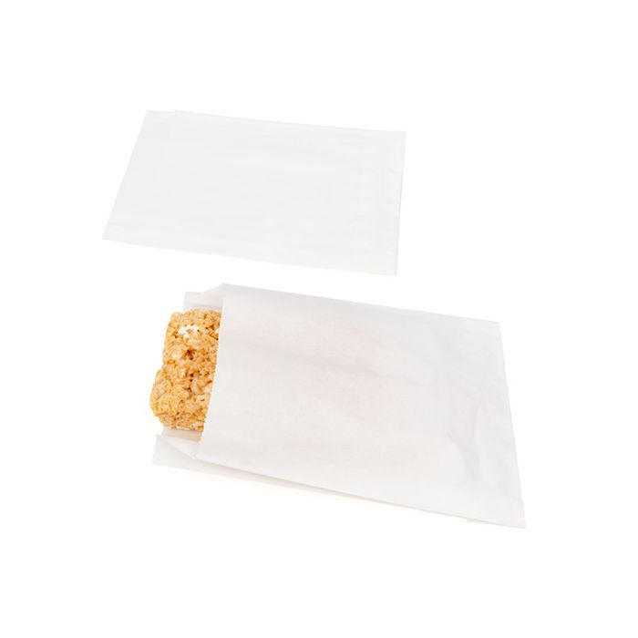 Greaseproof Bags White 11,4x2,9x17,1cm (100 Pieces) [GPB3W]