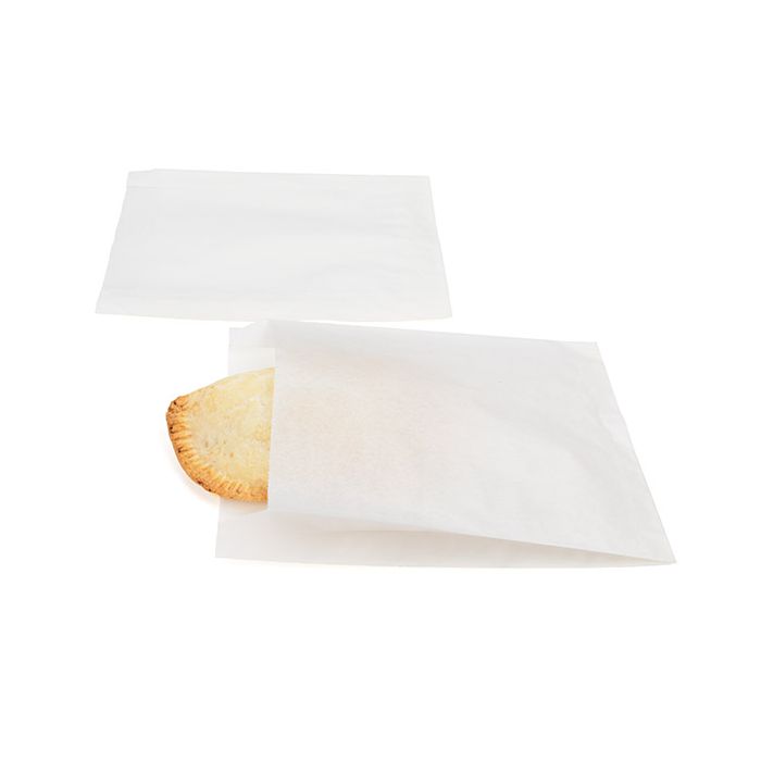 Greaseproof Bags White 14x2,9x19,1cm (100 Pieces) [GPB4W]