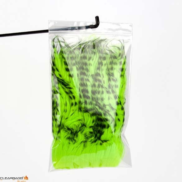 Grip Seal Bags with Hang hole 12.5x20.5cm Crystal Clear PP 50 micron (100 pieces) [ZR58]