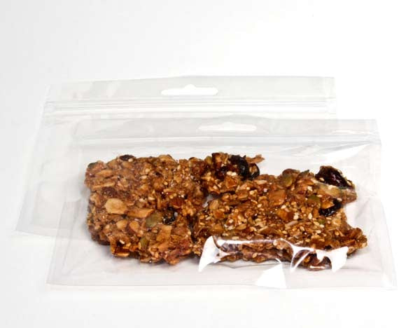 Grip Seal Bags with Euroslot 30.5x10.2cm laminated (100 pieces) [HZB12]