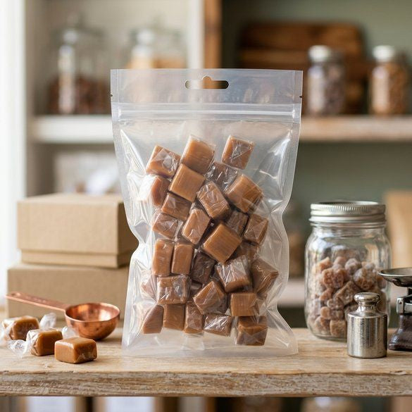 Grip Seal Bags with Euroslot 12.7x17.8cm laminated (100 pieces) [HZB57]