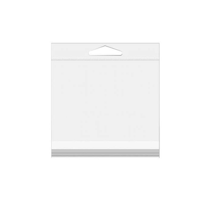 Headerbags 22.2x22.9cm Reclosable and Crystal Clear (100 pieces) [HB88XL]