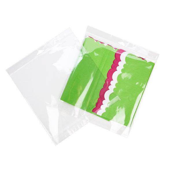 Headerbags 27.3x26cm Reclosable and Crystal Clear (100 pieces) [HB1010]